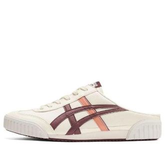 Onitsuka Tiger Machuation Shoes Cream Burgundy Orange 1183C012-103