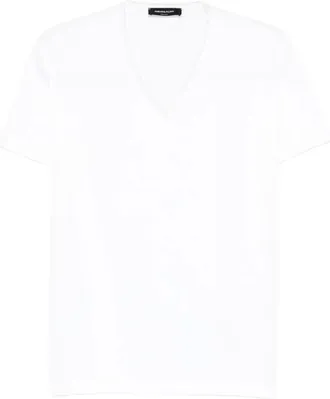 Fabiana Filippi T-shirt met V-hals - Wit