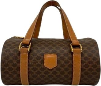 Celine Pre-owned Handbags, female, Brown, Size: ONE SIZE Pre-owned Vintage Leather Handbag