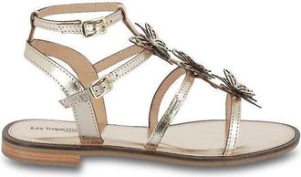 Les Tropeziennes Leren platte sandalen Hopillon