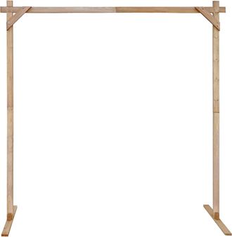 vidaXL Arco De Boda Marr&oacute;n Claro 225 X 95 X 226 Cm Vidaxl