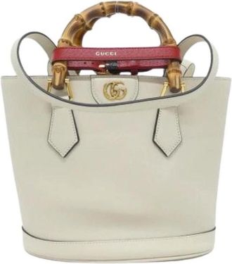 Gucci Bolso Cubo Vintage Pre-owned - Pre-owned - Mujer - Blanco - ONE SIZE