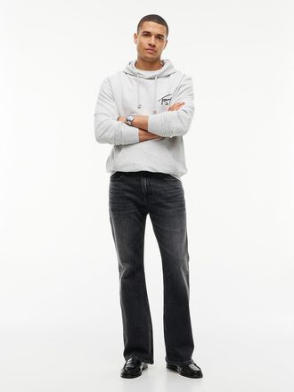 Tommy Hilfiger Mens Tommy Jeans Slim Bootcut Jean - Black - 30W x 34L