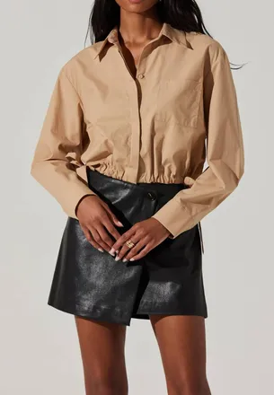 Astr The Cyrus Top In Camel