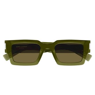 Saint Laurent Sunglasses Sl 572 005 Green/Brown Unisex
