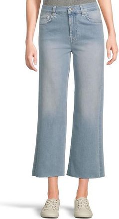 7 For All Mankind Cropped Alexa Womens Jeans Fall River : 28 26, Denim