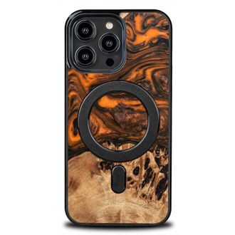 OEM Funda Bewood Unique Para Iphone 14 Pro Max - Naranja Con Magsafe