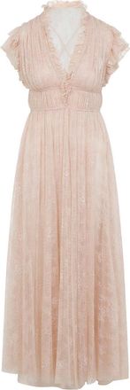 Alberta Ferretti Lace Long Dress