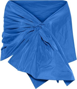P.A.R.O.S.H. P.a.r.o.s.h., Jassen, Dames, Blauw, ONE Size, Blauwe Wrap Design Jas