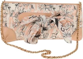 Chanel Pre-owned Zijden Clutch - Dames - Vintage Clutch - Roze - ONE Size - Vintage