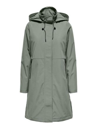 Only Parka ONLY ONLKARA LIFE PARKA CC OTW, Damen, Gr. XS, shadow, Web, Obermaterial: 100% Polyester, unifarben, relaxed fit, Jacken Parka