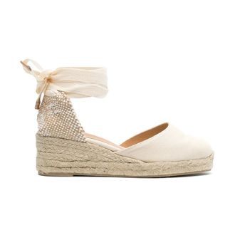 Castaner Mid Wedge Heel - female - Casta&ntilde;er - Wedges - Beige - 5 UK - Shoes