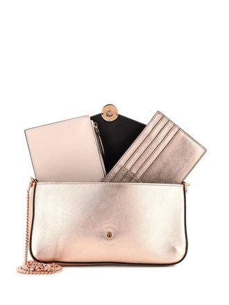 Fendi F Is Fendi Envelope Chain Clutch Leather Small crossbody bag - Goud