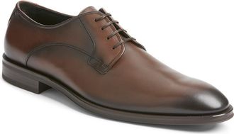 BOSS Teylor Plain Toe Derby in Dark Brown at Nordstrom, Size 11.5