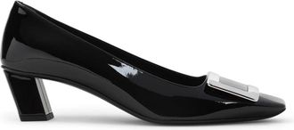 Roger Vivier Zwarte Belle Pumps Luxe Schoenen - Dames - Pumps - Zwart - 39 EU - Leer - Schoenen