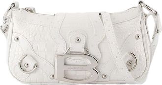 Balenciaga White Synthetic Essex Small Shoulder Bag, Never Carried (Authentic Pre-Loved)