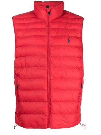 Polo Ralph Lauren embroidered-logo insulated gilet