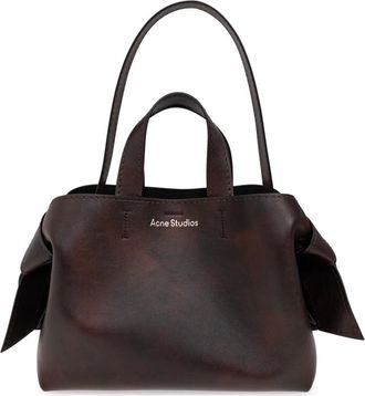 Acne Studios Tassen, Dames, Bruin, ONE Size, Leer, Musubi Midi Bag