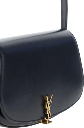 Saint Laurent Womens Shoulder Bag Mini Voltaire Black Calf Leather