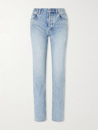 Saint Laurent Jeans A Gamba Dritta - Blu