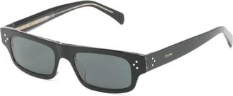 Celine Zonnebrillen - Heren - Zonnebrillen - Zwart - 52 MM - Accessoires