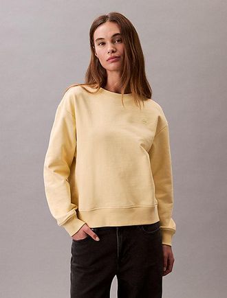 Calvin Klein Sudadera Holgada De Felpa Con Monograma