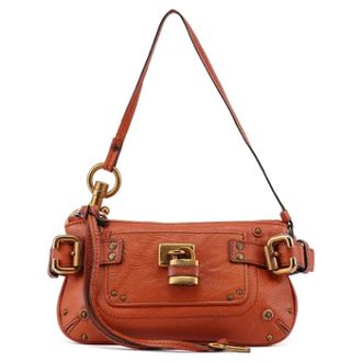 Chlo&eacute; Pre-owned Canvas shoulder-bags - Dames - Vintage Schoudertas - Bruin - ONE Size - Leer - Vintage