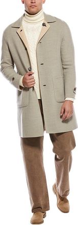 Eleventy Reversible Wool Coat