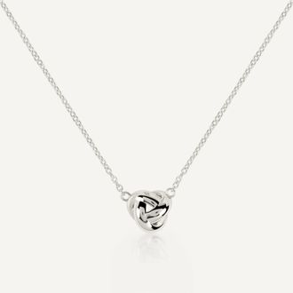 Radley London Mallow Street Silver Twist Necklace Silver - RYJ2561