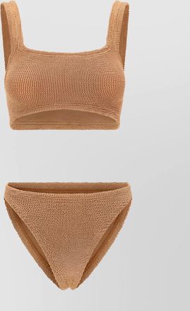 Hunza G crinkle bandeau swimsuit