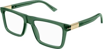 Gucci Optical Frame - Heren - Brillen - Groen - 56 MM - Accessoires