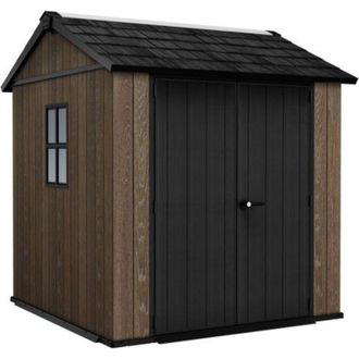 Keter Casetta Keter Apex 757/775 Walnut Effetto Legno Noce Doppio Montaggio (70096)