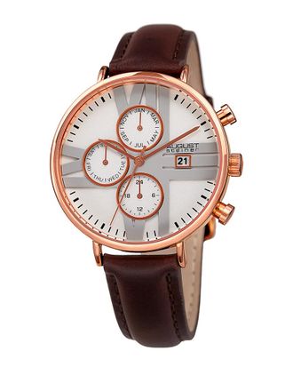 August Steiner Womens Leather Watch