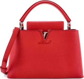 Louis Vuitton Capucines Bag Leather PM satchel - Rood