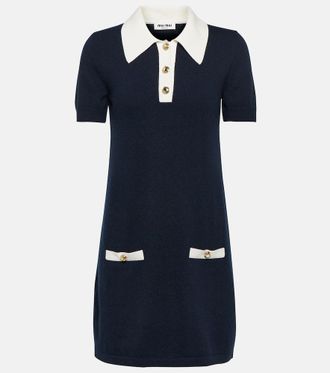 【MIU MIU】BIG Sale★COTTON POLO ドレス Miu Miu Silk and cotton polo dress - ShopStyle