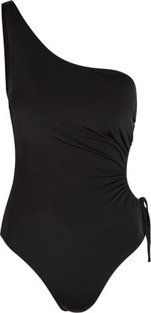 Max Mara Canarie one Shoulder Stretch-polyamide Swimsuit - Black - Iib (UK8-10 / S)