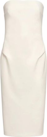 Max Mara Kleedjes, Dames, Wit, S, Wol, Bernard Midi Jurk