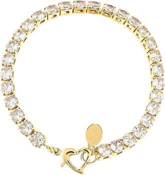 Rivka Friedman 18K Plated Cz Stackable Bracelet