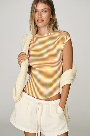 Maeve Betty Crew Neck Baby Muscle Tee