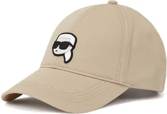 Karl Lagerfeld Ikon baseball cap - women - Recycled Cotton - One Size - Neutrals