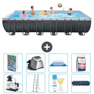 Intex Piscina Ultra Xtr Rectangular - 732x366x132 Cm - 9-piezas S649