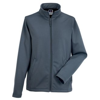 Russell Athletic Russell Heren Slim Soft Shell Jas (Konvooi Grijs)