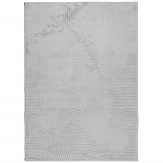 Berkfield Home Rug IZA Short Pile Scandinavian Look Grey 200x280 cm | Size: Medium