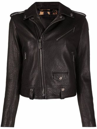 Philipp Plein Giacca biker Iconic - Nero