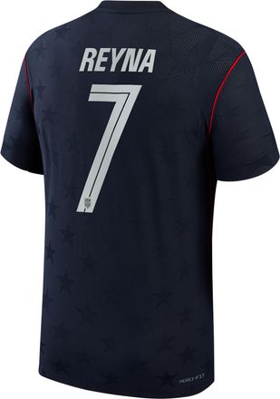 Nike Giovanni Reyna USMNT 2026 Match Away Nike Mens Dri-FIT ADV Soccer Jersey in Blue | NN203943385-USM