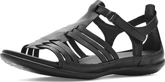 Ecco Flash Huarache Leather Womens Dress Sandals Black : EU 41 (US Womens 10-10.5) M