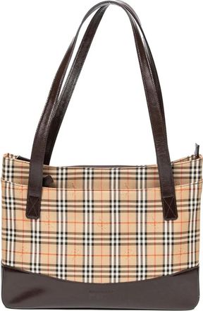 Burberry Borsa tote a quadri - Toni neutri