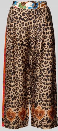 Miss Goodlife Stoffhose aus Viskose mit elastischem Bund in Orange, Größe XL