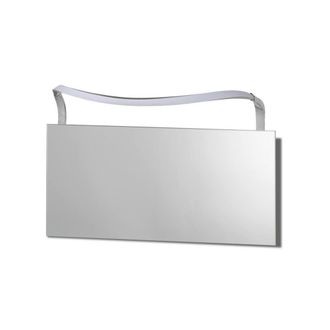 Netlighting Sisley Wall Lamp Chrome 12W 950lm 4000K IP44 LED Big Wave in Silver