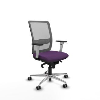 Piqueras y Crespo Silla De Oficina Piqueras Y Crespo Modelo Haches Blanco Espuma Inyectada